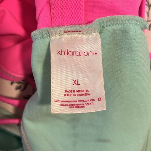 Bright color block one piece cutout swimsuit - Picture 3 of 3